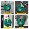 DELSWIN 4 Digit Combination Lock, Outdoor Combination Disc Padlock with
