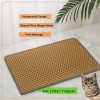 Unbranded US 21" Cat Litter Tray Mat Double-Layer Pad Trapper