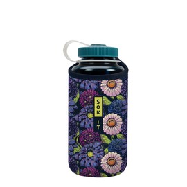 Sok It Botl Sok Water Bottle Sleeve Insulated Neoprene Cover (Secret Garden, Fits 32oz Nalgene)