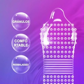 Super Estimulación Preservativo Grande Bump Doble Estimulación No Seca Lubricación Ajuste Preferido 8PCS