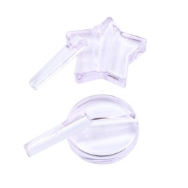 Rotekt 2pcs Professional Embossed Mold Nail Tools Metal Frame Bending Nail Art Equipment