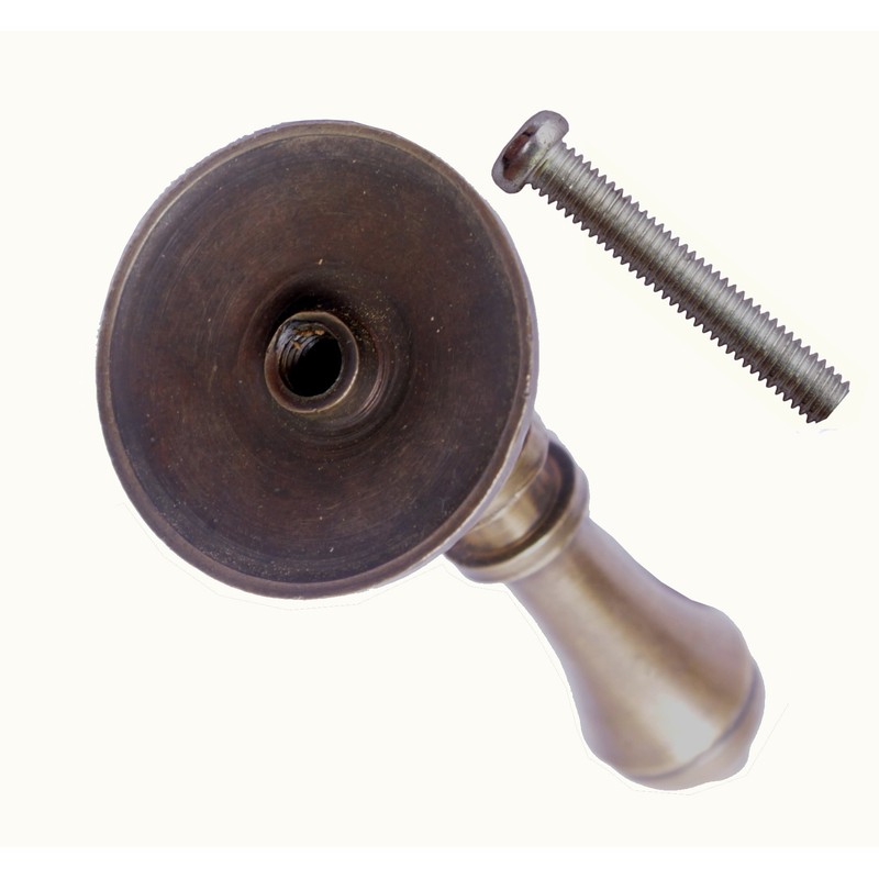 Nesha Cudgel 2 inch Tear Drop Smaller Cabinet Pulls Set