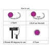 Bestdays Handbag Eiffel Tower Accent Table Hook Purse Hanger (Pink)