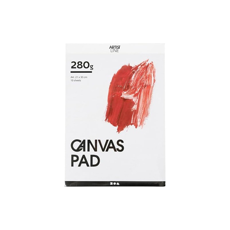 Creativ Canvas Block - A4, 280g - Primed & Bleached