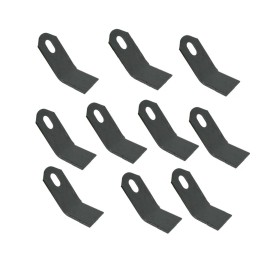 A&I Set of 10 blades for Tiger flail mowers replaces part number EF201