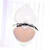 Housoutil 2pcs Heart Shape Makeup Sponge Wet and Dry Dual