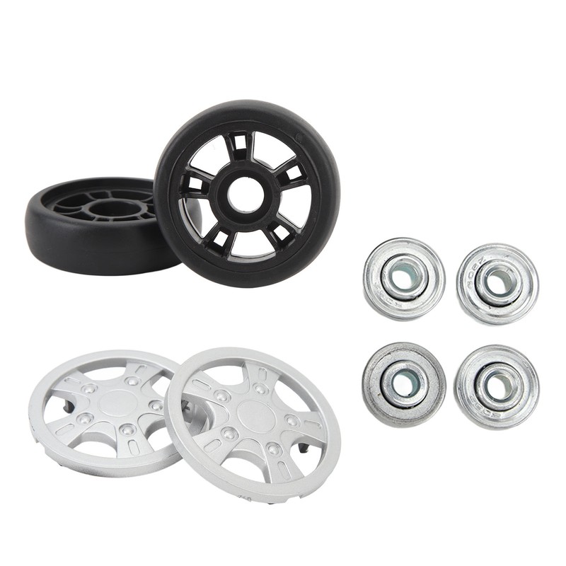 4 Set Luggage Wheels Rotating Flexible Luggage Suitcase Replacement Wheels