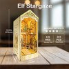 Elf Stargaze Book Nook Kit, DIY Miniature Dollhouse Booknook Kit,