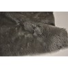 Plain Fun Faux Fur Fabric Material Silver Grey, 1/2Mtr -