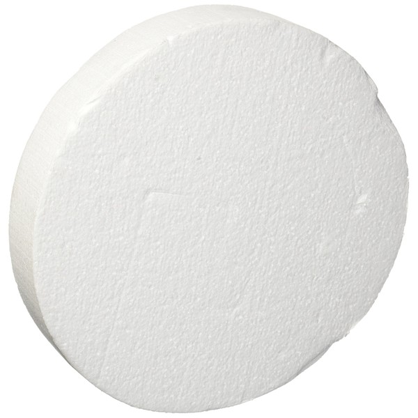 Oasis Supply Dummy Round Cake, 11 x 2", White
