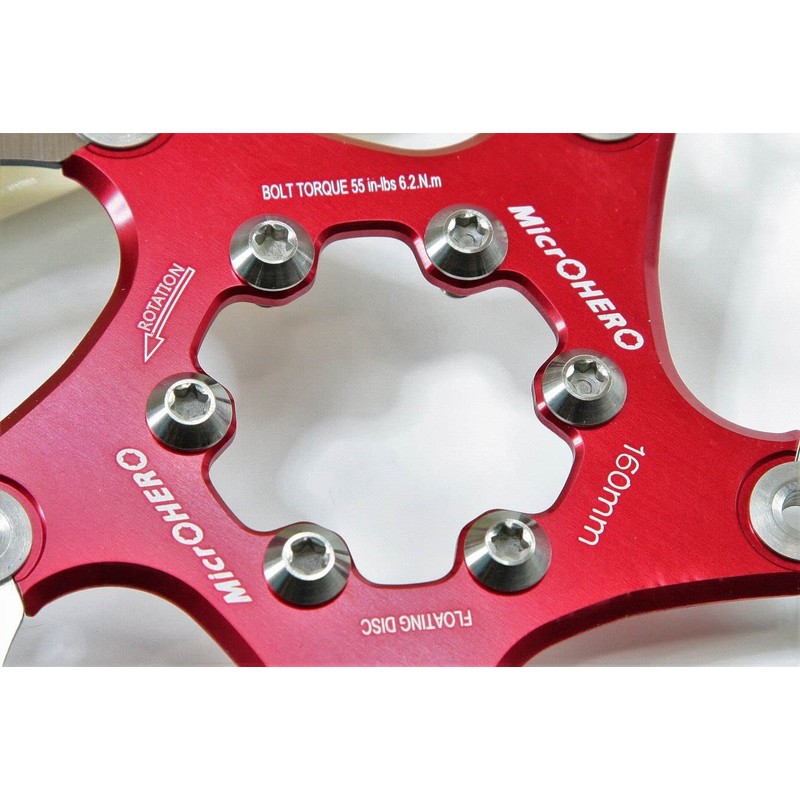 Micro Heroes (microhero) Titanium Bolts Set of 12 Disc Brake Rotor