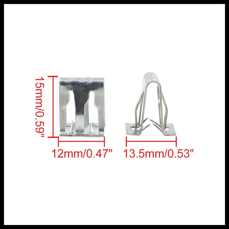 Hihaha Car Dashboard Retainer Instrument Panel Metal Clip 13.5 x