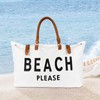 Lamyba Extra Large Beach Bag Tote, Waterproof & Sandproof, Packable