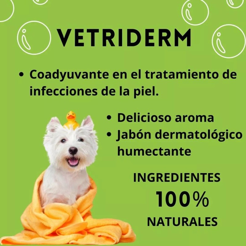 Vetriderm 2packvetriderm Jabón Derma+premio Perro Anchovetas80gr Bleiz
