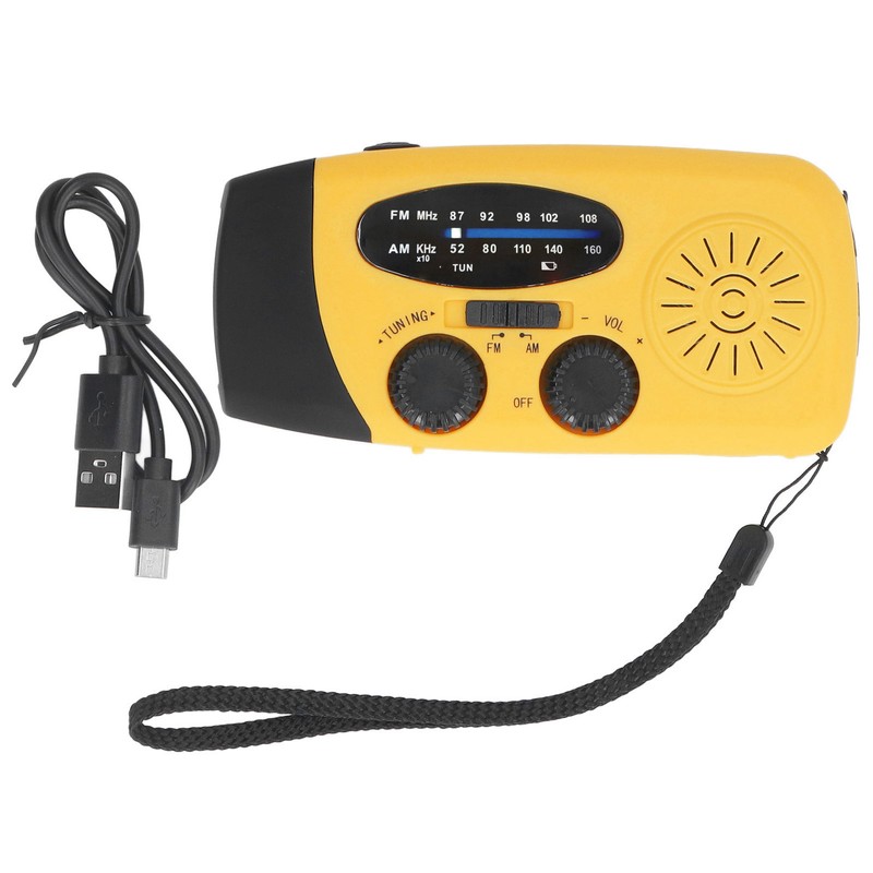 Hand Crank Solar Radio Multifunctional Emergency Radio LED Radio with