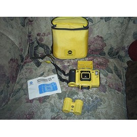 Minolta Weathermatic Dual 35 Underwater Diving 35mm Film Camera W/ Built-in Flash and Motor Drive (Renewed)