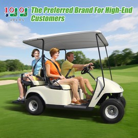 10L0L 3 Point Golf Cart Seat Belt Bracket Kit for EZGO TXT, Club Car DS Precedent 4 Passenger, Retractable Seatbelts, Ajustable Freely