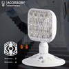 Enjvvs Emergency Remote Head Lighting, Single Head Emergency Light, Adjustable