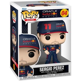 POP Racing: Formula One - Sergio Perez (Red Bull F1) Funko Vinyl Figure (Bundled with Compatible Box Protector Case), Multicolor, 3.75 inches