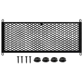 Kingsea Car Mesh Bag, Storage Net for Camping, Car, Organiser Ooffre Ooiure (25 x 60 cm), Storage Net for the Boot