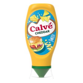 Salsa Cheddar Calvé Top Down 430ml, Senza Glutine, Ideale per Burger, panini, nachos e tanti altri snack
