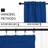Pickluc Cafe Curtain (Half Window Tier Curtain) 30 Inches Long,