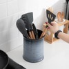 Nihow Kitchen Utensil Holder: 7.2 Inch Extra Large Ceramic Utensil
