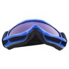 Children Ski Doublelayer Antifog Snow Antisnow Blindness Climbing Windproof Glasses(blue