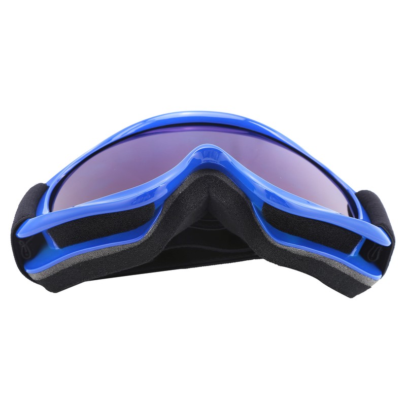 Children Ski Doublelayer Antifog Snow Antisnow Blindness Climbing Windproof Glasses(blue