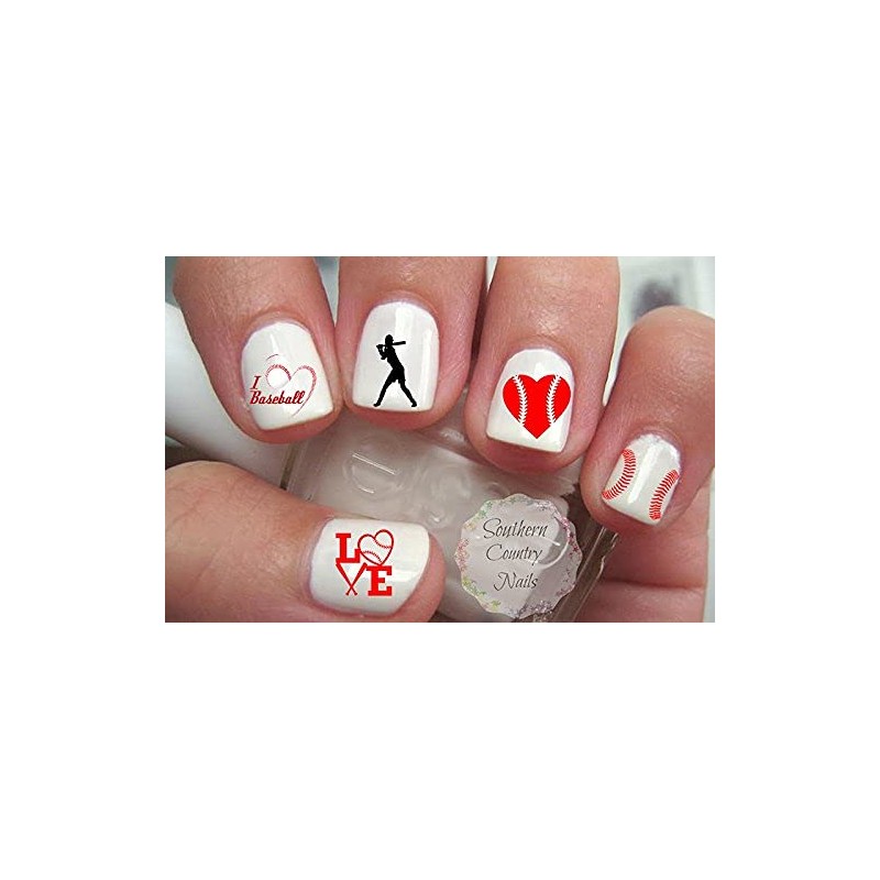 Sports Baseball Set #2 Nail Art Designs Decals