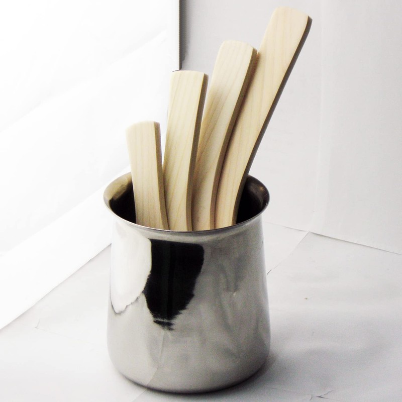 Nagao 16074-32 Hinoki Rice Spoon, Unpainted, 7.5 inches (19 cm),