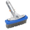 Swimming Pool Stainless Steel Brush, 5.5in, Easy to Glide, Easy
