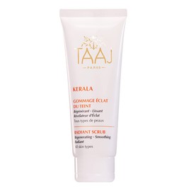 TAAJ| Peeling für einen strahlenden Teint - KERALA| Regenerierendes & glättendes| Peelt & klärt die Haut sanft| Entfernt abgestorbene Hautzellen & Unreinheiten| Strahlend schöner Teint| Vegan| 75 ml