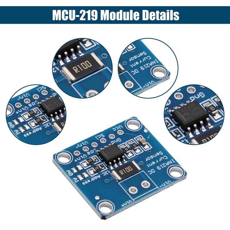 INA219 I2C Sensor Module Binghe 3 Pieces INA219 Zero Point