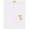 BXIHUR 8 Pcs Trifold Poster Board, 21.5x14 inches Small White