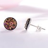 925 Sterling Silver Gold Stud Earrings Gold and Silver Earrings