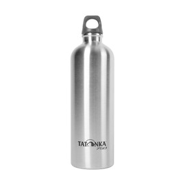 Tatonka Stainless Steel Drinking Bottle 0.75 L - Unbreakable Stainless Steel Bottle - Non-Toxic (BPA Free), Rustproof, Food-Safe, Dishwasher Safe - With Eyelet for Attaching (750 ml)