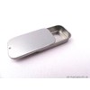 5 x Silver Blank Micro Slip Lid Storage Tins, Bushcraft,