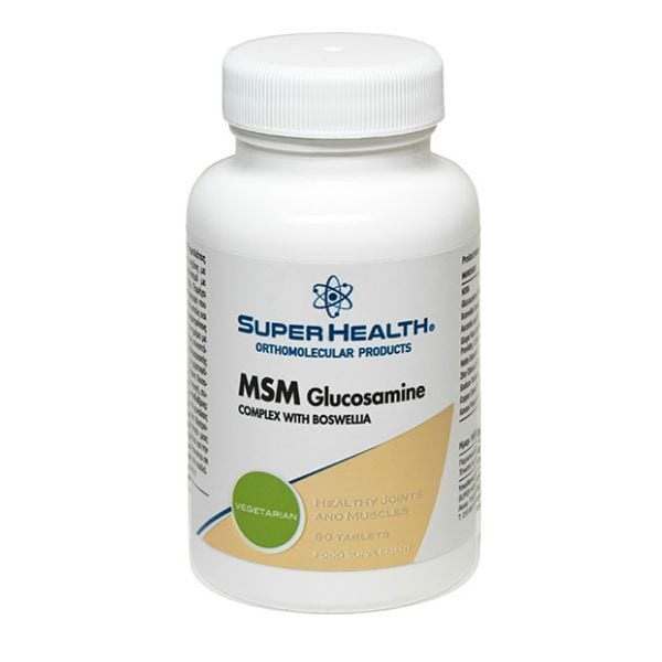 Super Health MSM Glucosamine Complex with Boswellia 90 tablets