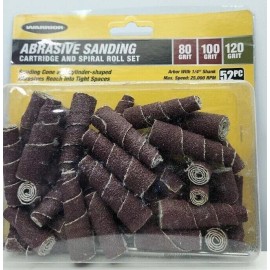 Warrior ENGINE PORTING 52 PC MINI SANDING CONE ENGINE PORTING ASSORTMENT KIT 80 and 120