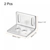 sourcing map Motor Bracket Motor Mounting Holder 30x46x38mm Silver Tone