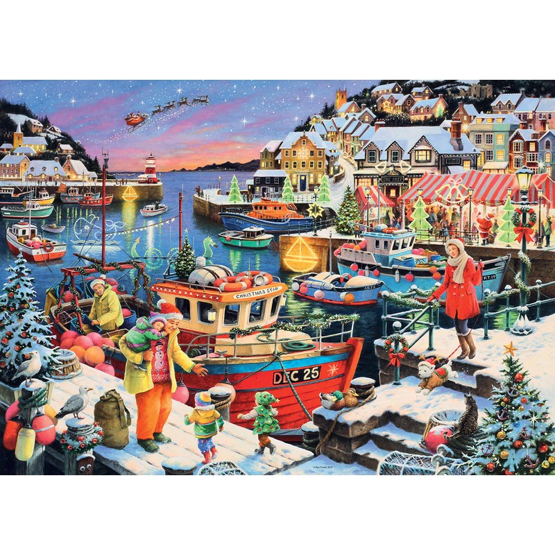 Ravensburger Home for Christmas 1000 Piece Festive Jigsaw Puzzle for