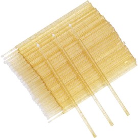 400 Pcs/pack Disposable Micro Brushes Individual Lash Removing Tools Durable Ultrafine Swabs Micro Applicator (Gold)
