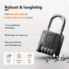 Padlock with Combination Code - Heavy Duty Weatherproof 4 Digit
