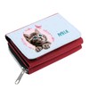 Striefchen® Girls Wallet with Cat and Name of Choice, red,