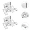 Angoily 4PCS Roman Blind Fixing Brackets, Lock Blind Brackets, Window