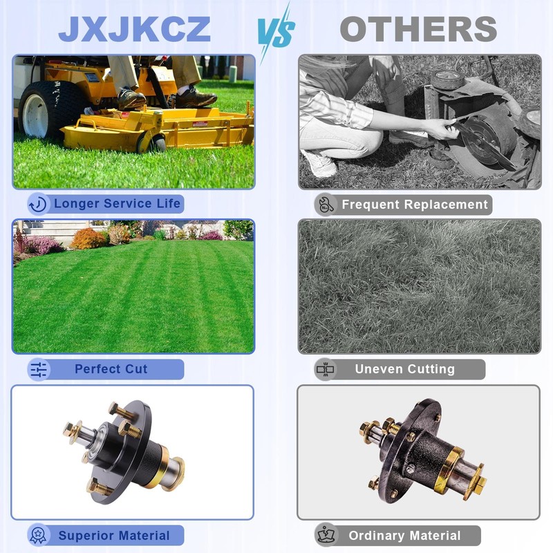 JXJKCZ Mower Spindle Assembly Replaces Hustler 350595 Compatible with Super