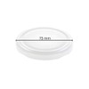 mikken 12 Lids TO 70/7.3 cm Twist-Off Replacement Lid Screw