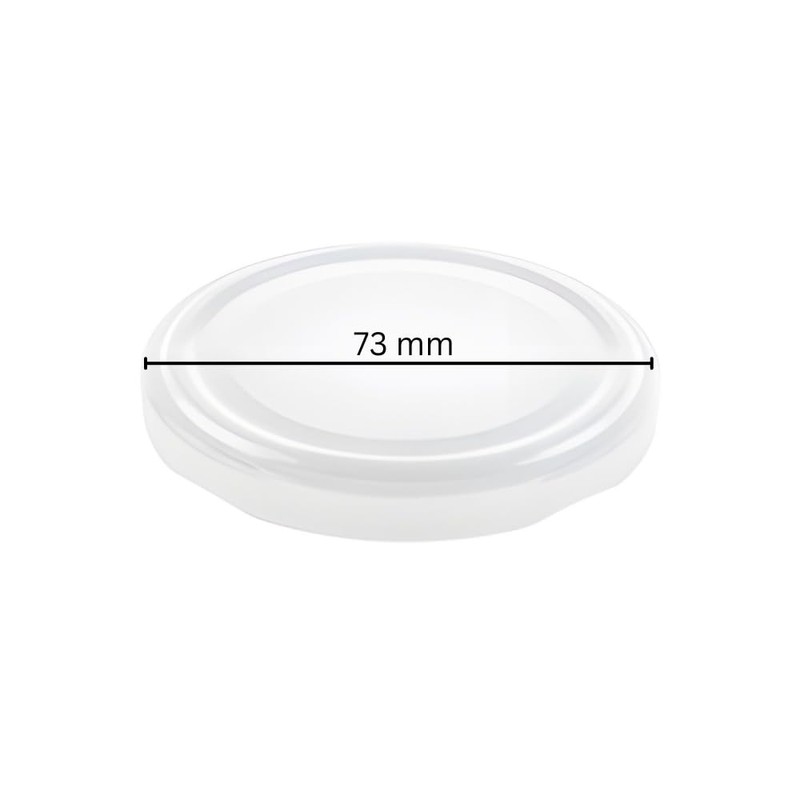 mikken 12 Lids TO 70/7.3 cm Twist-Off Replacement Lid Screw