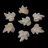 Unbranded Light Pink Peruvian Opal 19x17mm Leaf Briolette Beads |